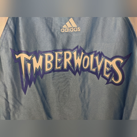 Minnesota Timberwolves Warm Up Practice Shirt Adidas NBA Authentics Men's Large - Picture 9 of 9